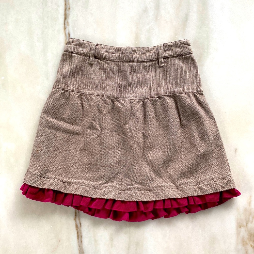 TALBOTS GIRLS 6 TWEED SKIRT EUC